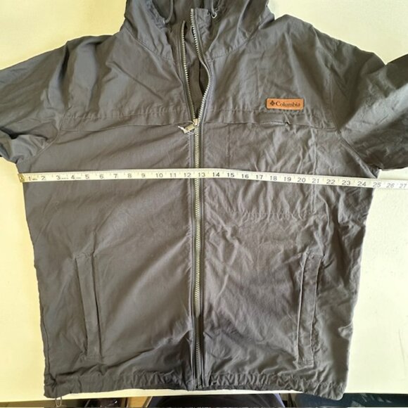 Columbia Men's Peak Wheeler Lodge Gray Windbreaker  Size Large NWOT - Picture 4 of 5